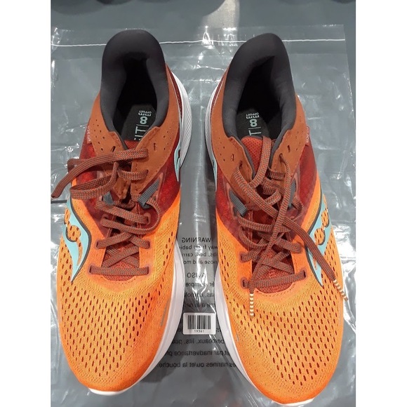 Saucony Ride 16 Men's Runing Shoe Marigold/Lava Size: 9